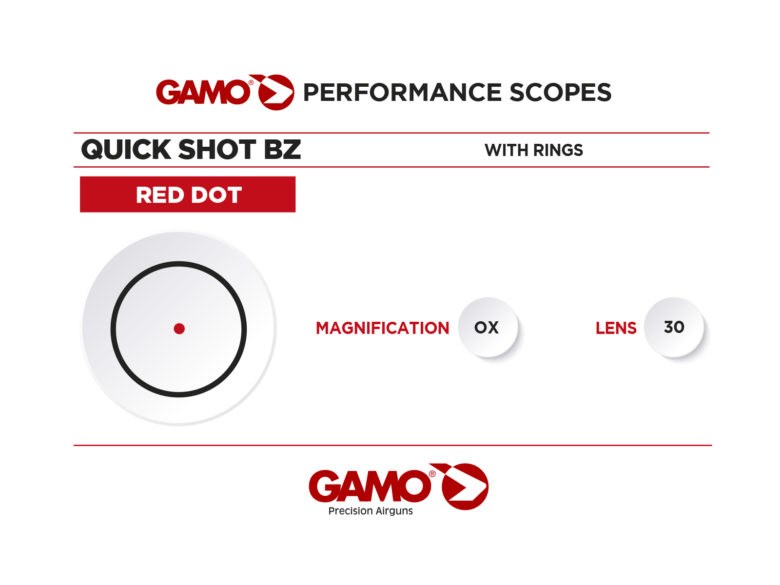 GAMO POINT ROUGE SIGHT QUICK SHOT BZ 30MM